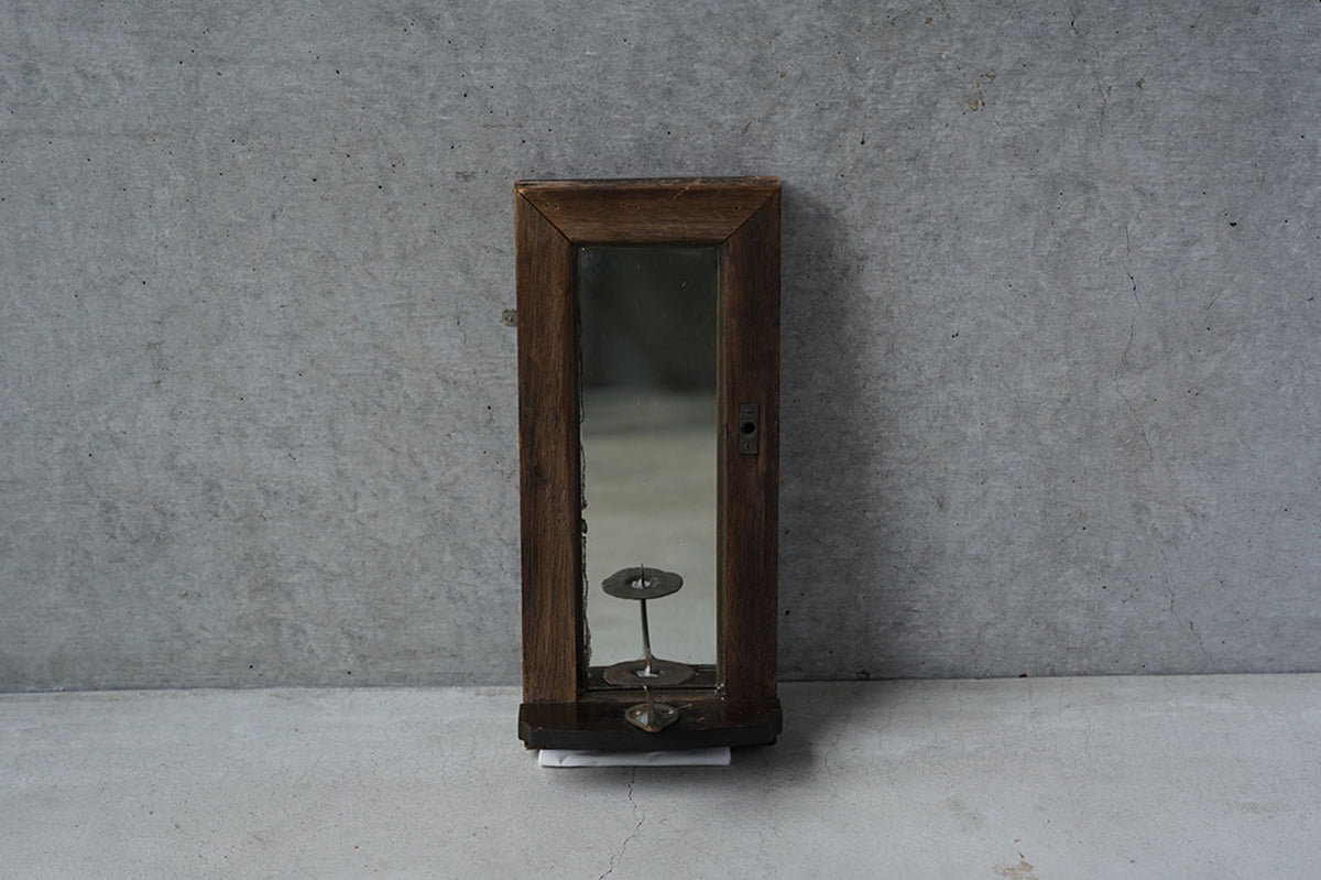 燭台付き鏡 ○24-NM 42水田典寿 燭台（ミラー） – 雨晴/AMAHARE