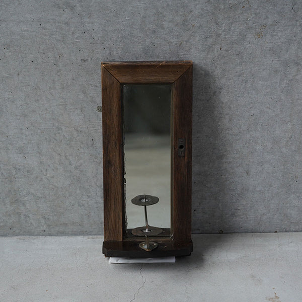 燭台付き鏡 ○24-NM 42水田典寿 燭台（ミラー） – 雨晴/AMAHARE