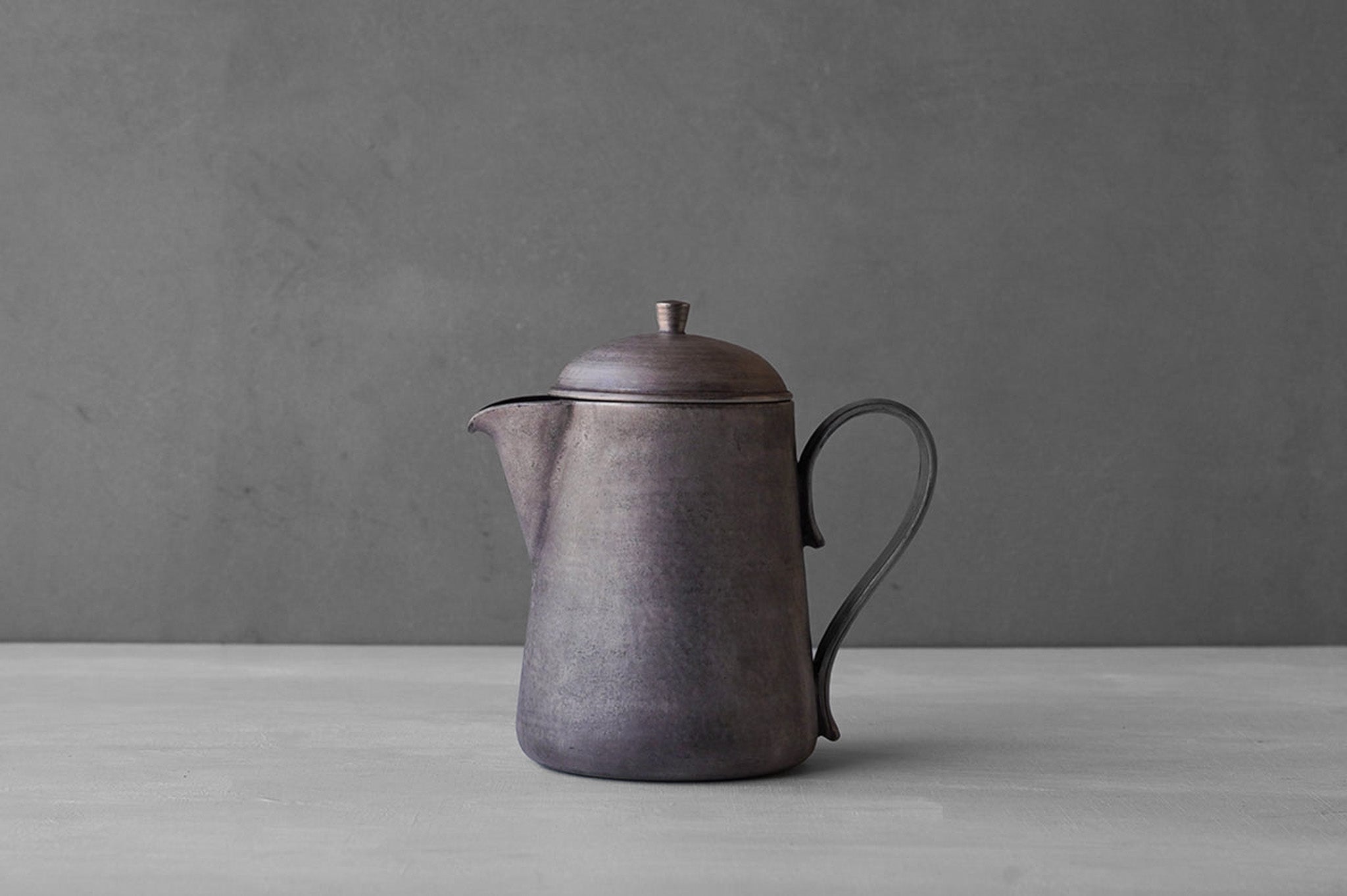 Tatsuya Hattori  Silver Glaze  Pewter Pitcher