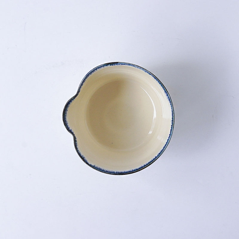 Hanako Nakazato Cereal Bowl Blue Rim