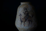 ●25-IM57 Painted Grayware Jar – Traveler