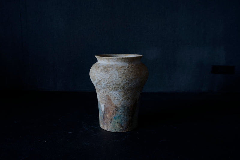 ●25-IM28 Painted Grayware Jar – Horse