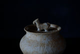 ●25-IM28 Painted Grayware Jar – Horse
