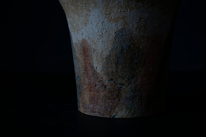●25-IM28 Painted Grayware Jar – Horse