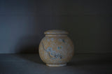●25-IM62 Painted Grayware Teapot – Flowing Clouds