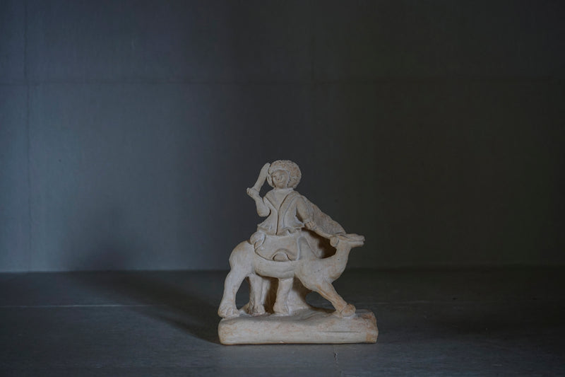 ●25-IM63 Ceramic Figurine – Camel & Rider
