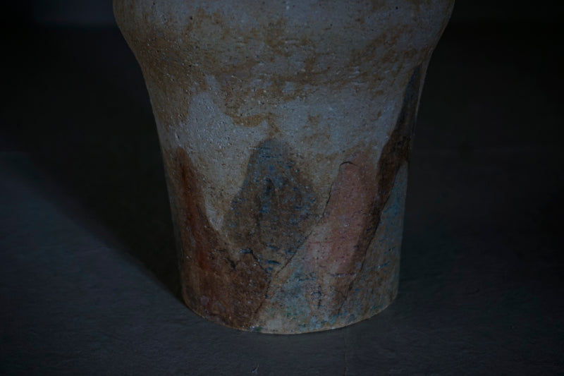●25-IM28 Painted Grayware Jar – Horse