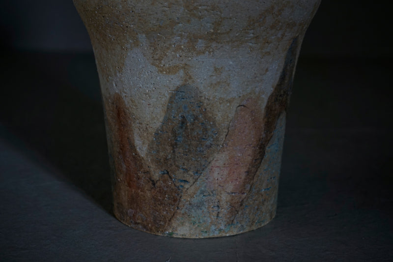 ●25-IM28 Painted Grayware Jar – Horse
