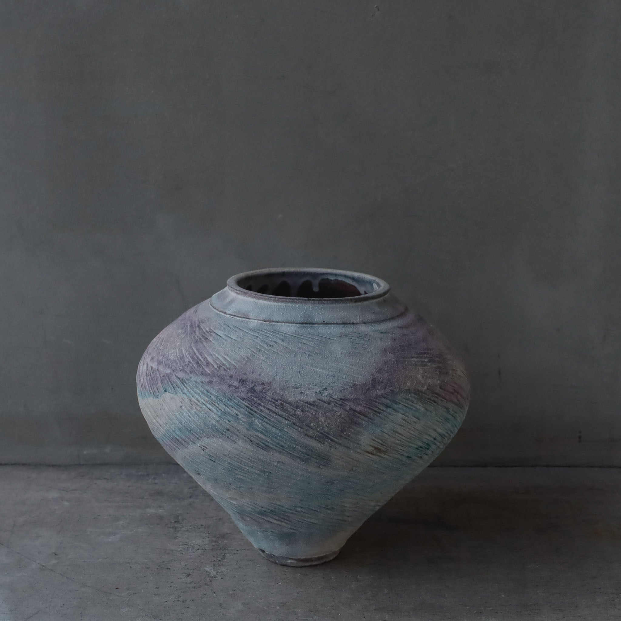 Etsuji Noguchi: Shirosabi Tsubo (Jar / Vase)