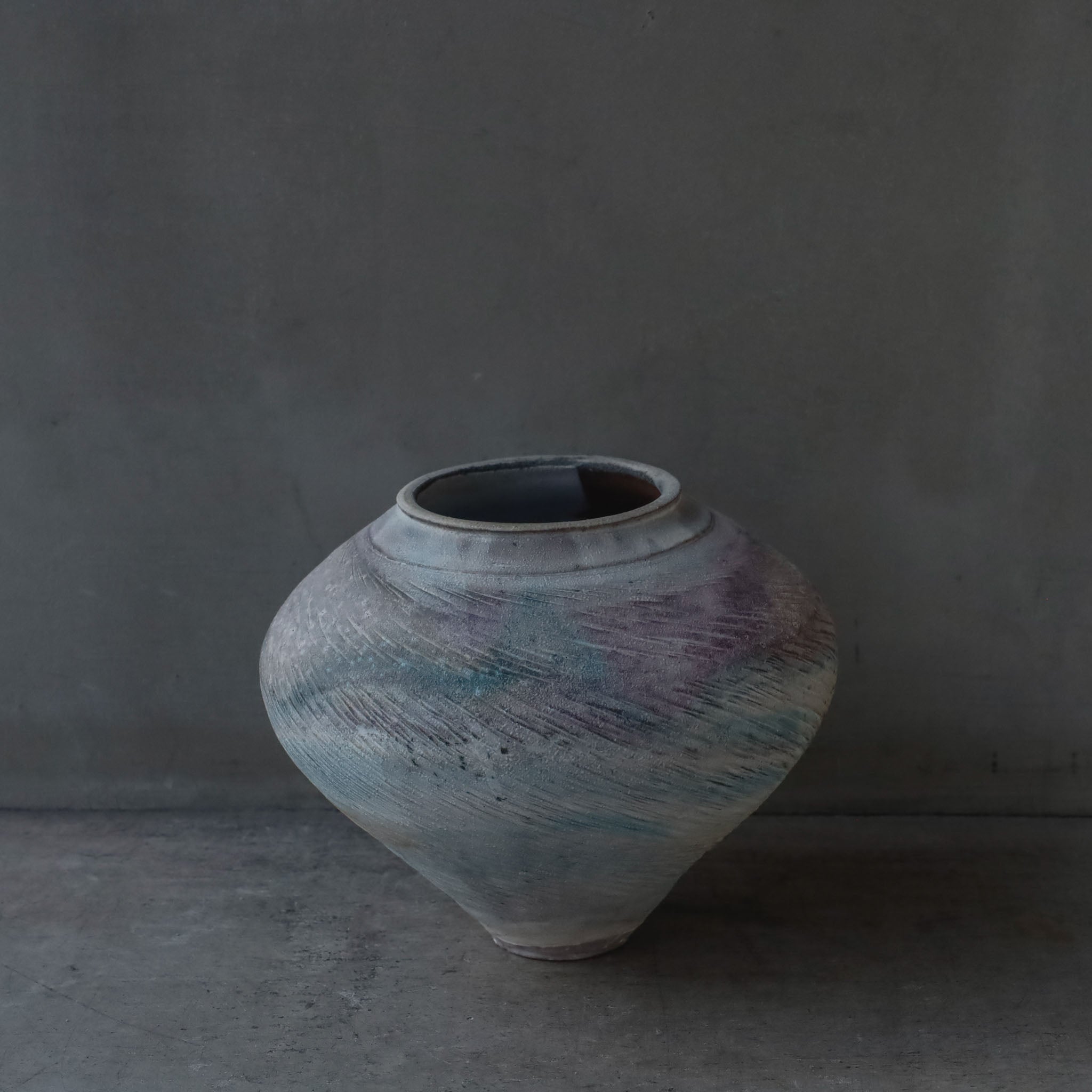 Etsuji Noguchi: Shirosabi Tsubo (Jar / Vase)