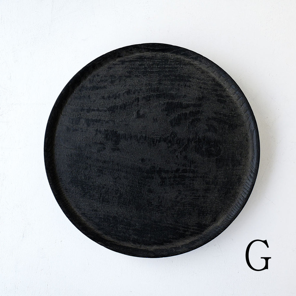 Shimoo - 浮様 丸盆 30cm, Handmade in Japan Shimoo - 浮様 丸盆 30cm, Handmade in Japan