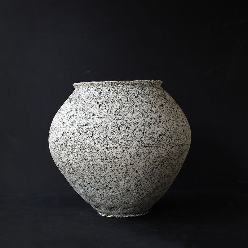 ●24-GN 25 Crackle Finish Large Vase