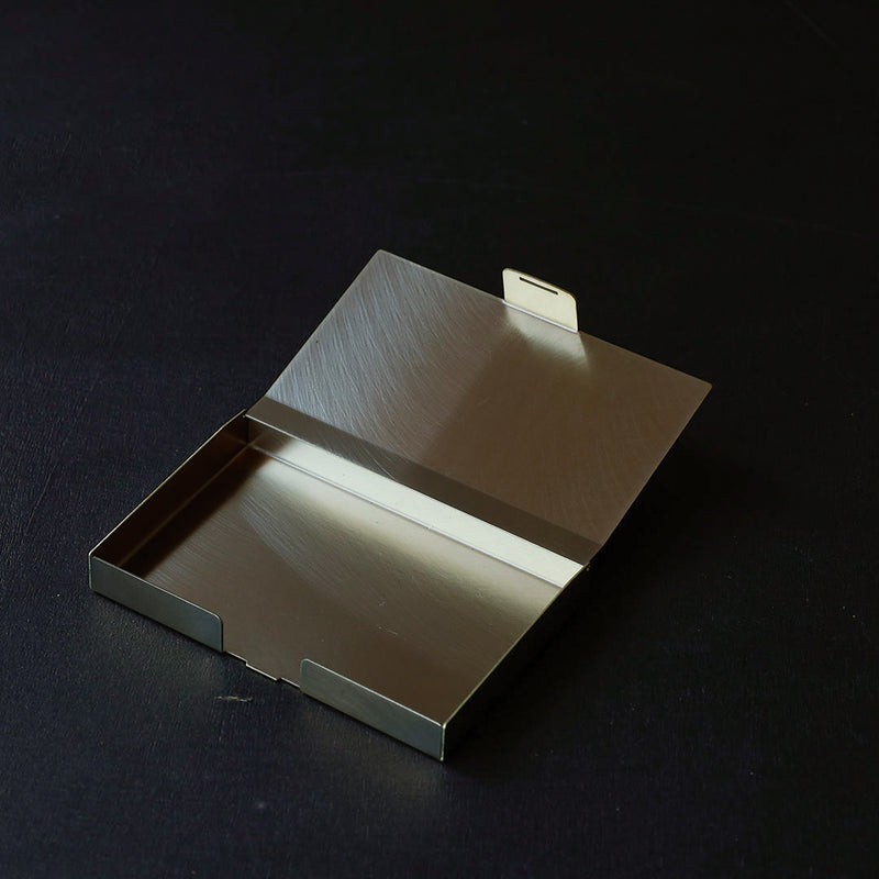 tayo Card Case Brass