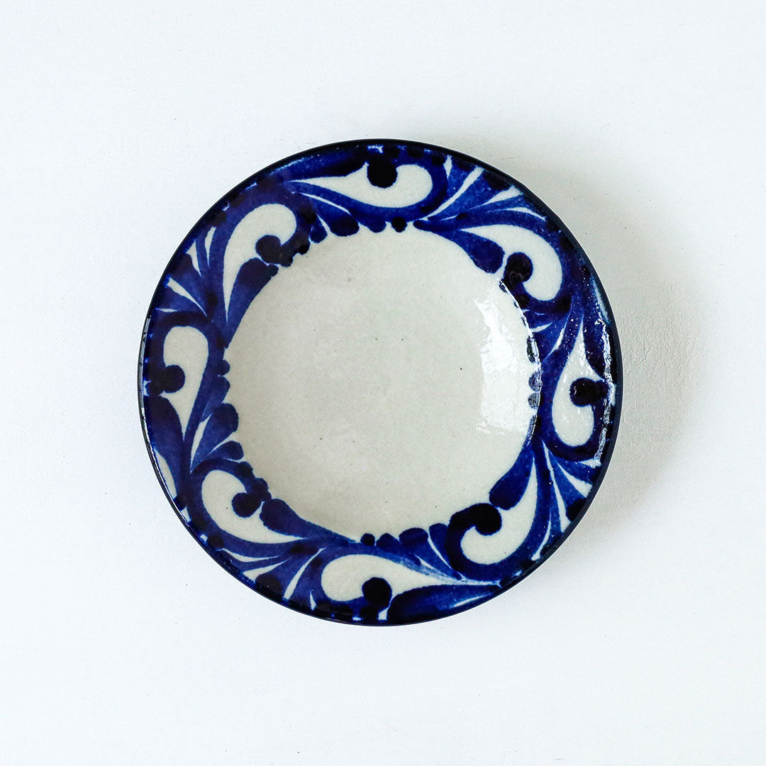 陶房眞喜屋 5寸皿 マキカラクサ