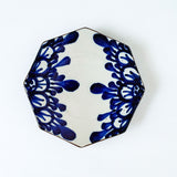 Toubou Makiya Octagonal Plate 18cm Arabesque