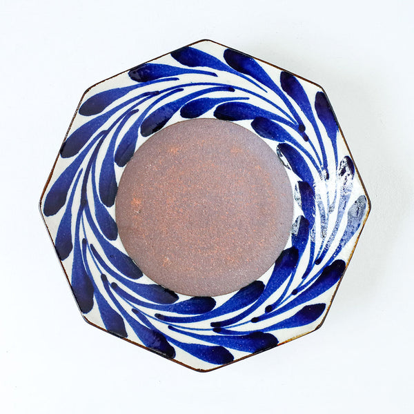 Toubou Makiya Octagonal Plate 21cm Cycad