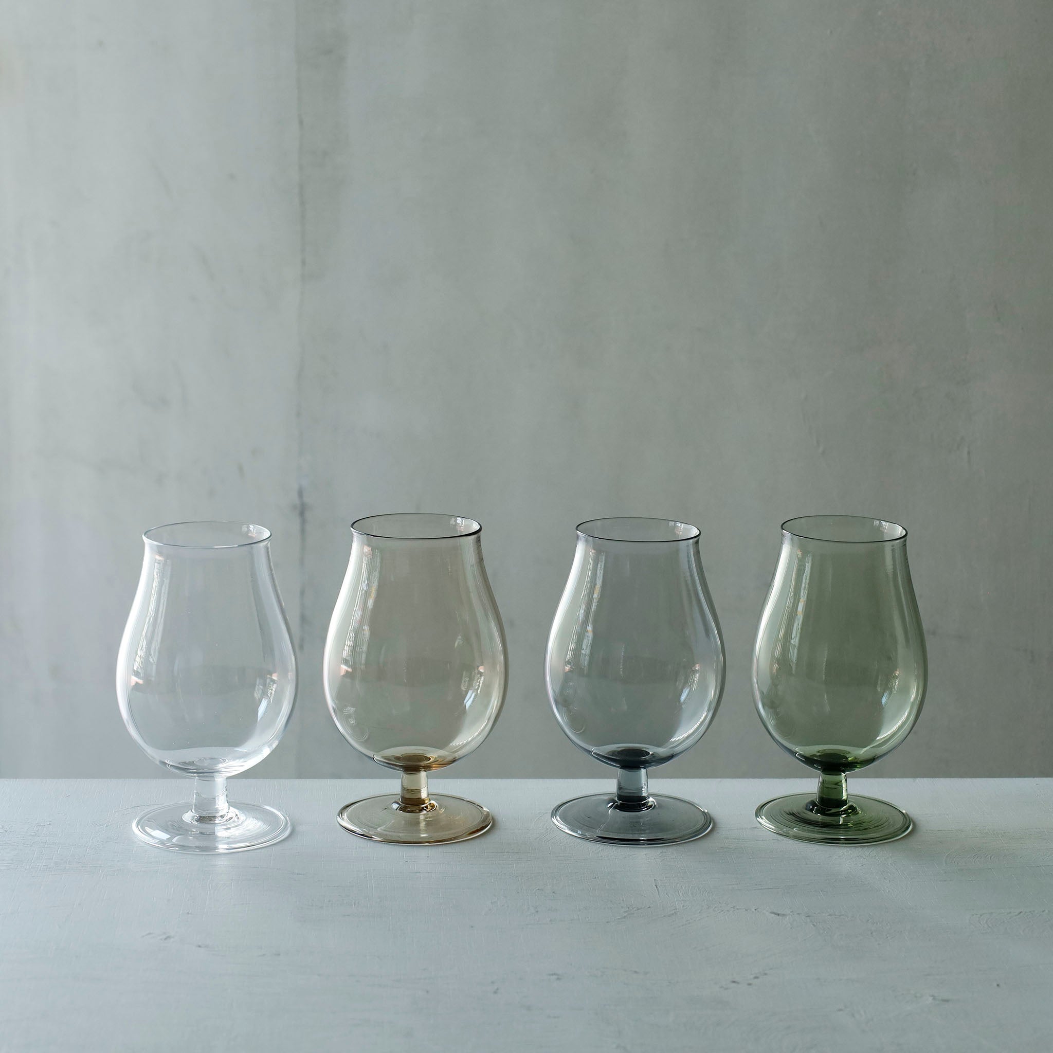 ●26-TE-16 Balloon Glass MOSS GREEN