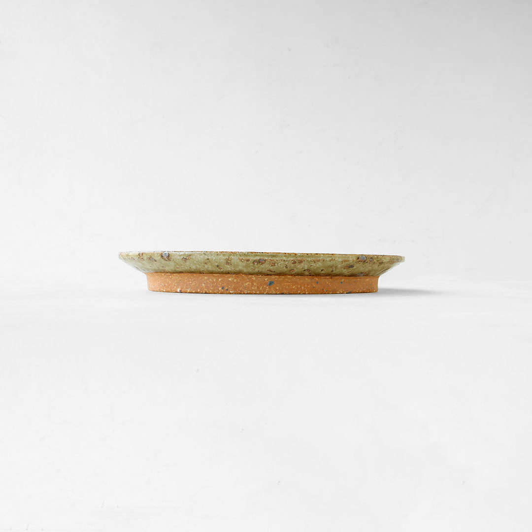 Miyagi Pottery Oval M Ash Glaze