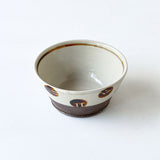 Toubou Makiya Bowl 12cm Dot Brown