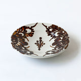 Toubou Makiya 15cm Plate Arabesque Brown
