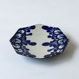Toubou Makiya Octagonal Plate 18cm Arabesque