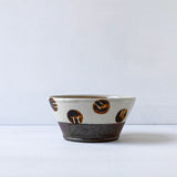 Toubou Makiya Bowl 12cm Dot Brown