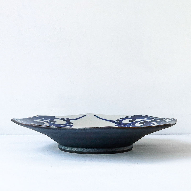 Toubou Makiya Octagonal Plate 21cm Arabesque