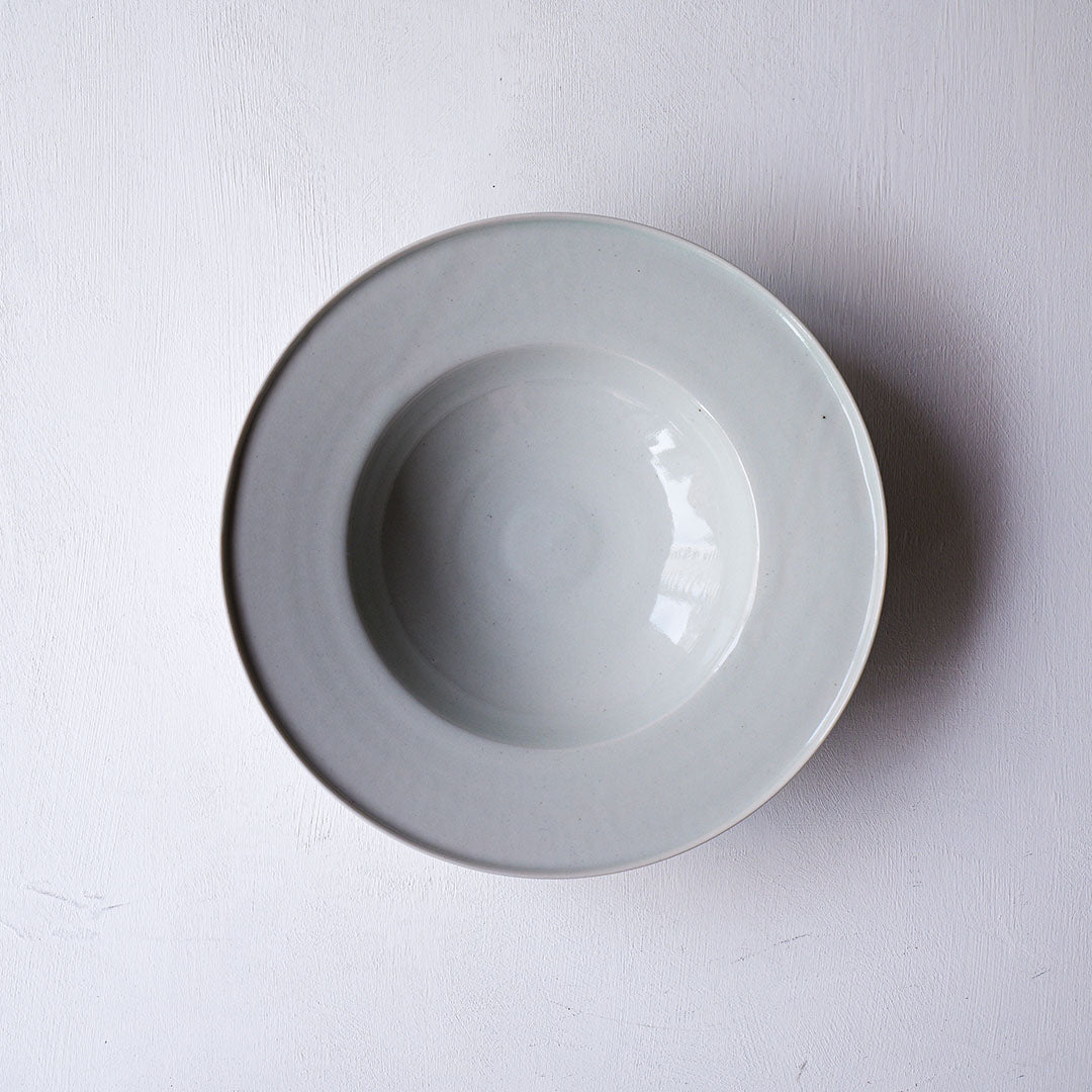 Miyuki Koizumi  Rim Bowl White 21cm