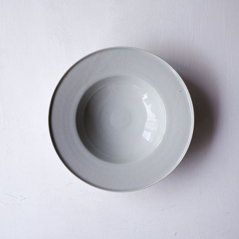 Miyuki Koizumi  Rim Bowl White 21cm