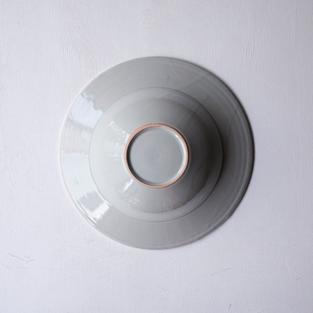 Miyuki Koizumi  Rim Bowl White 24cm