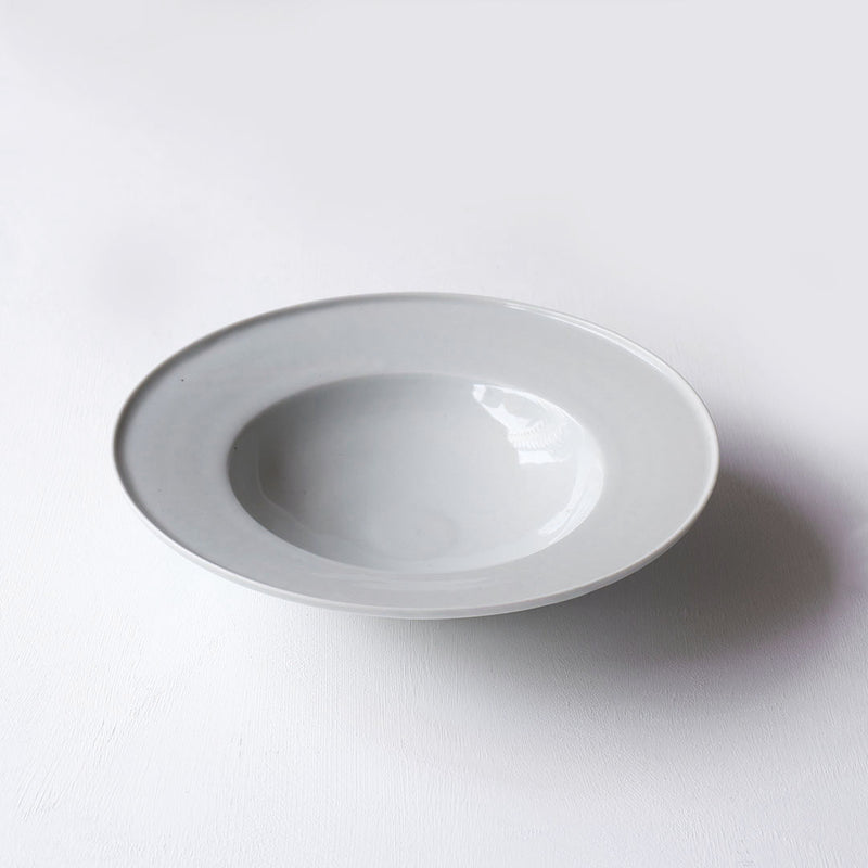 Miyuki Koizumi  Rim Bowl White 21cm