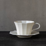 ●25-YM-23 Ivory Cup & Saucer