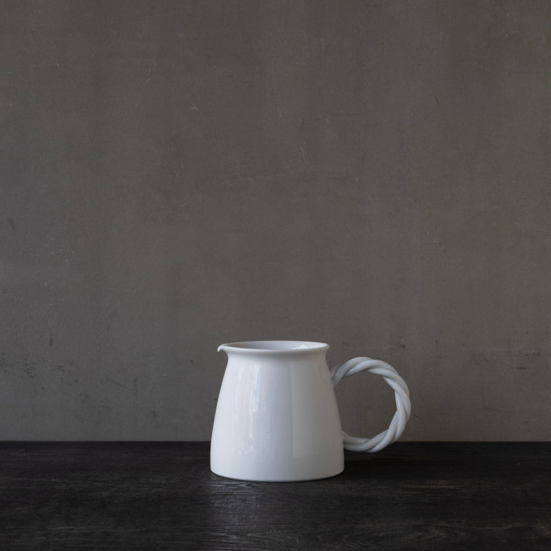 ●25-YM-50 White Porcelain Pitcher