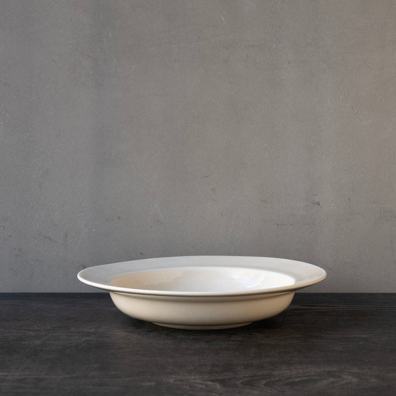 ●25-YM-85 Light beige Celadon Soup Bowl