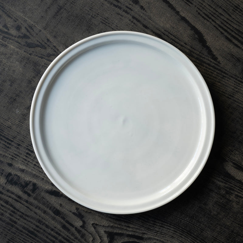 ●25-YM-27 White Porcelain Plate