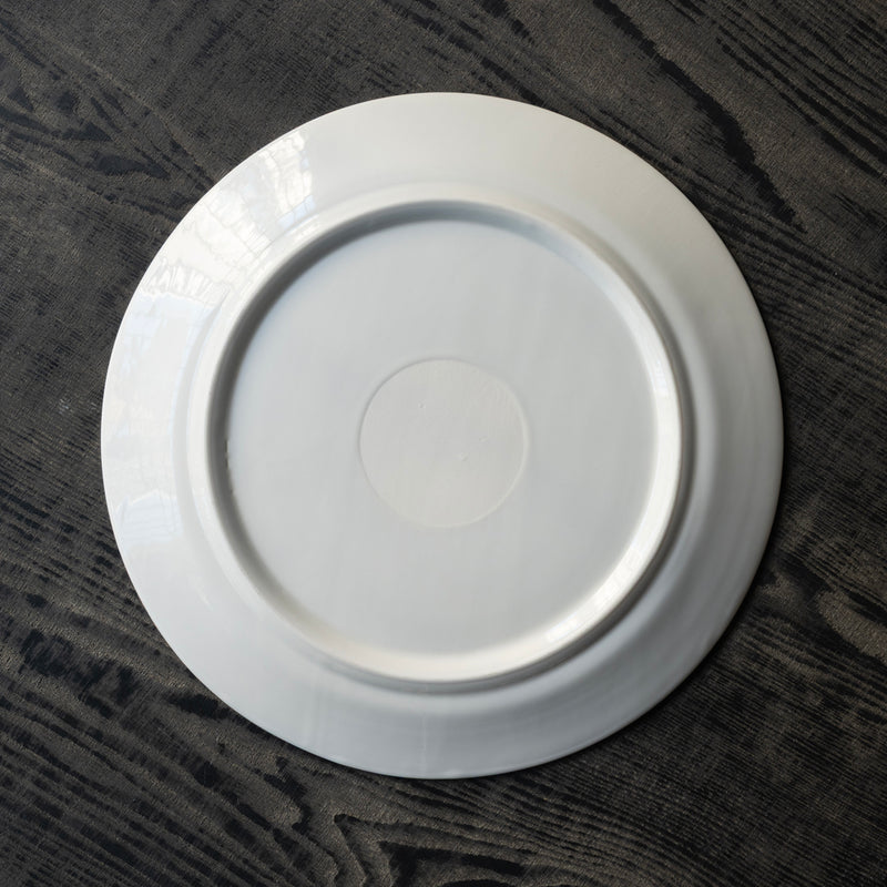 ●25-YM-26 White Porcelain Plate