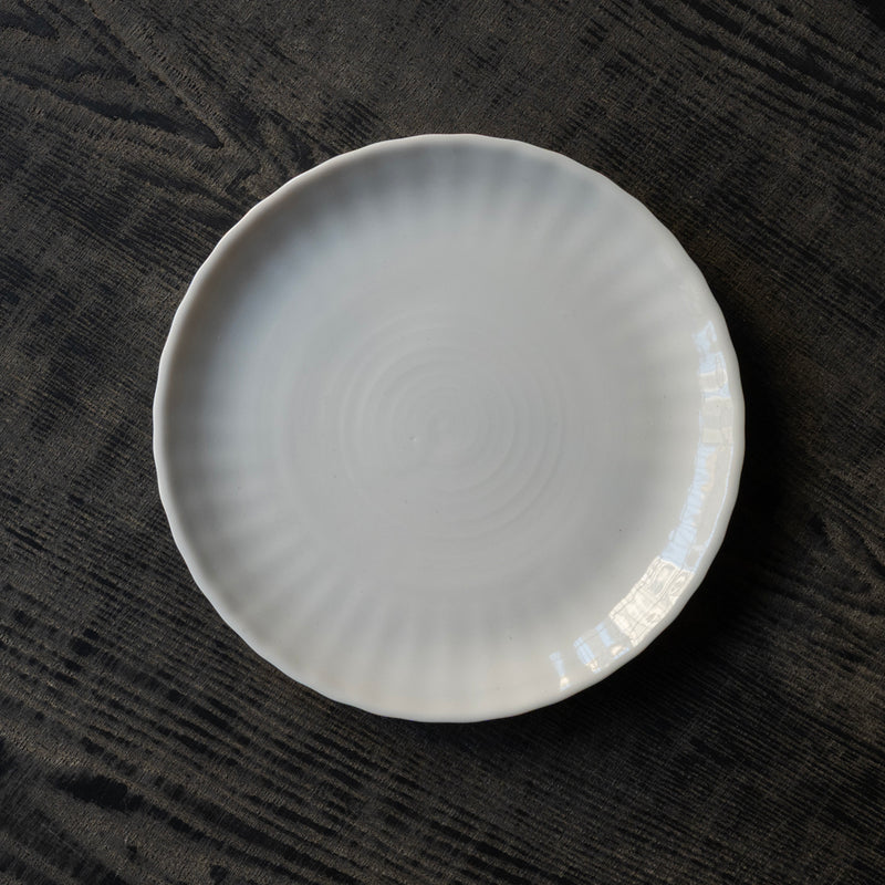 ●25-YM-38 White Porcelain Saucer