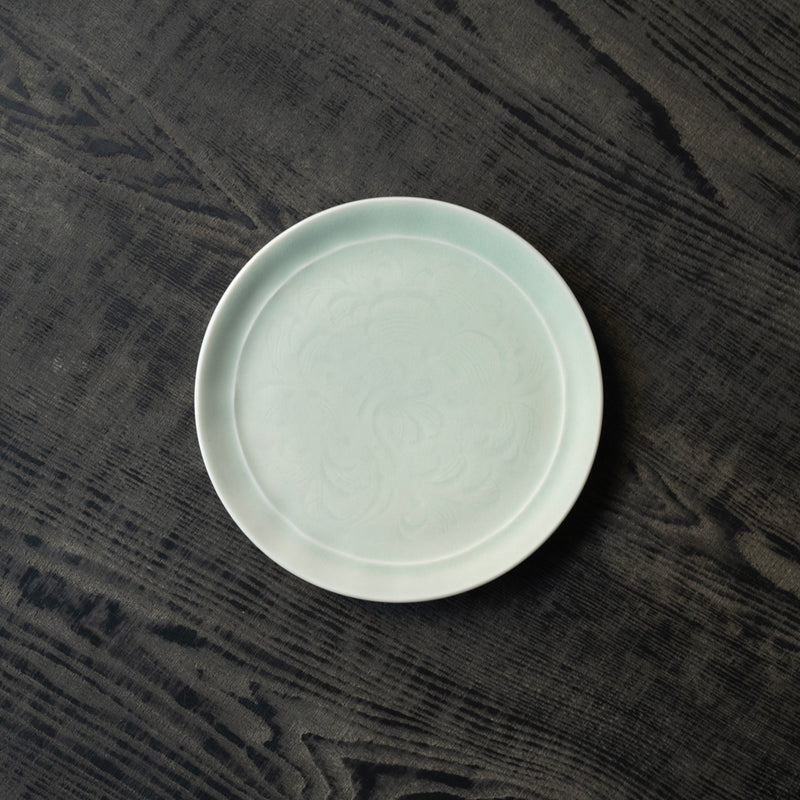 ●25-YM-73 Celadon Plate S