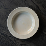 ●25-YM-85 Light beige Celadon Soup Bowl