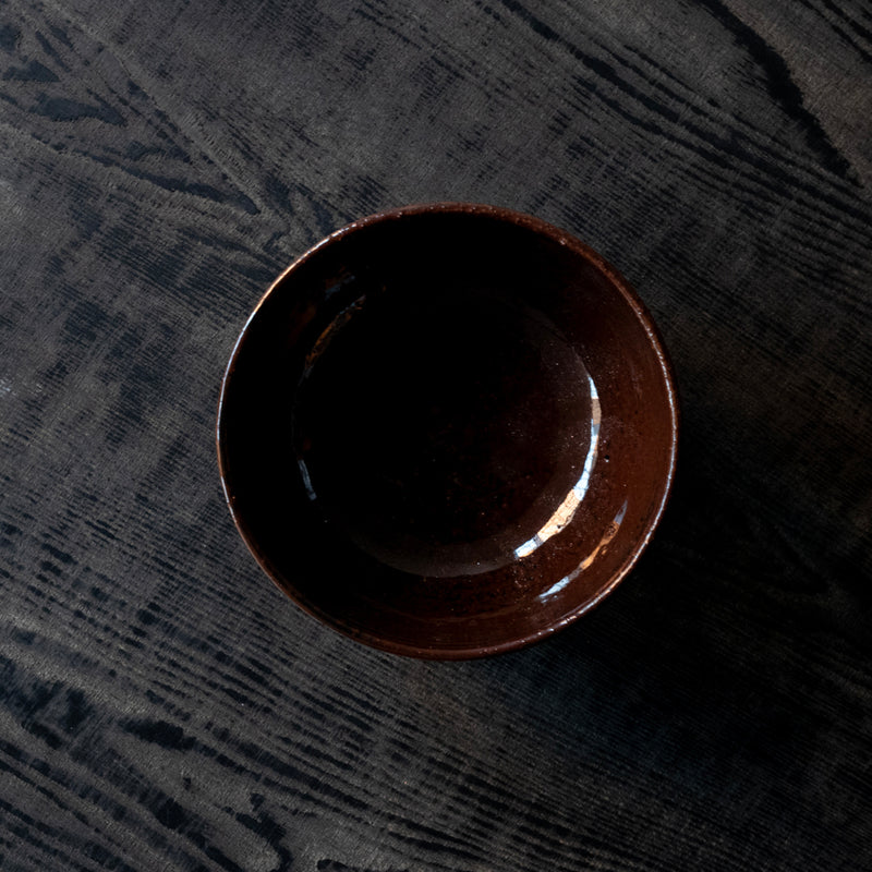 ●25-YM-90 Candy Glaze Large Pedestal Bowl