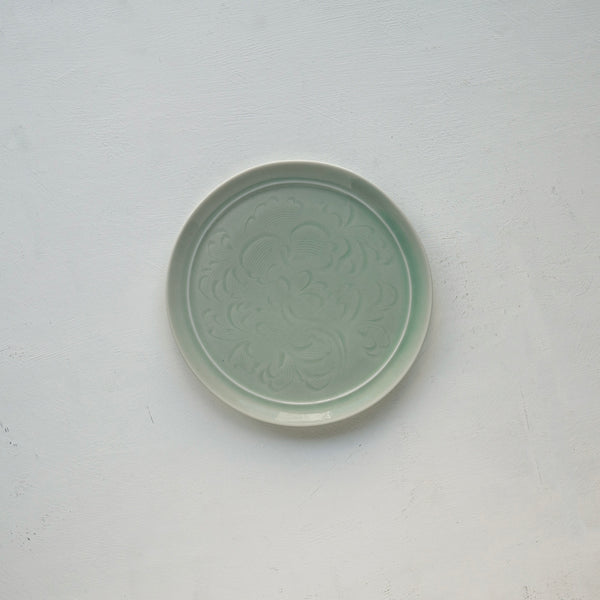 ●25-YM-73 Celadon Plate S