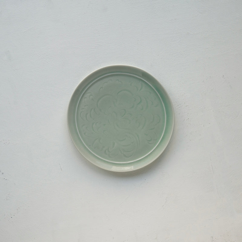 ●25-YM-73 Celadon Plate S