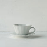 ●25-YM-45 White Porcelain Saucer