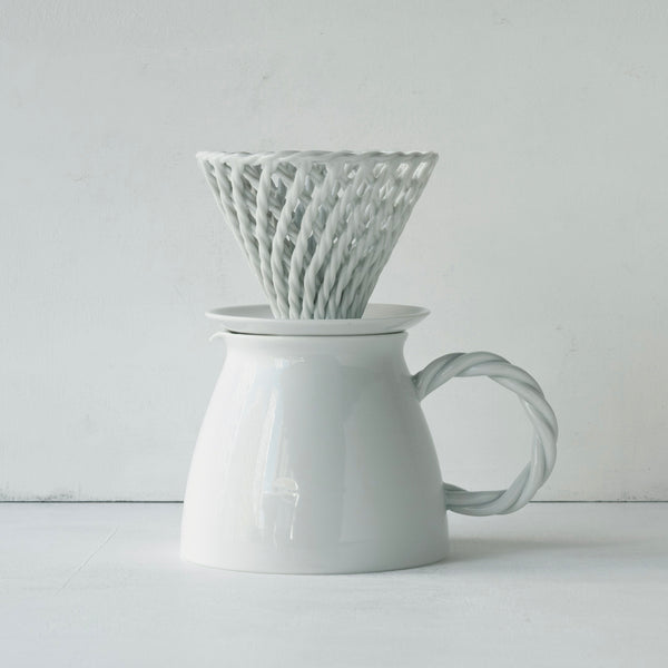 ●25-YM-50 White Porcelain Pitcher