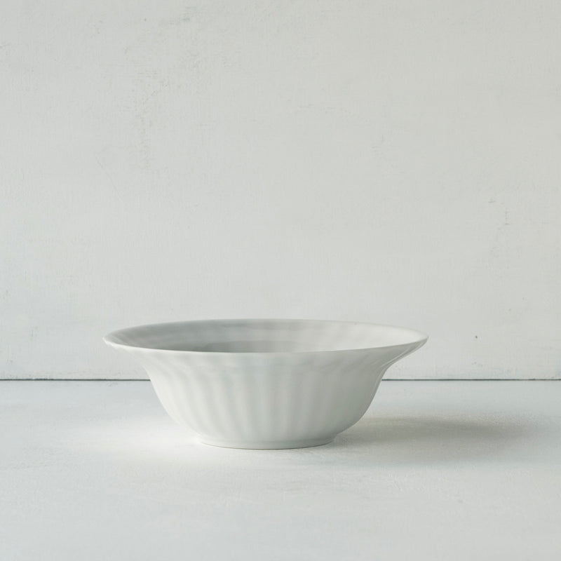 ●25-YM-91 White Porcelain Soup Bowl