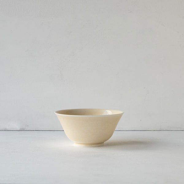 ●25-YM-82 Light beige Celadon Bowl S
