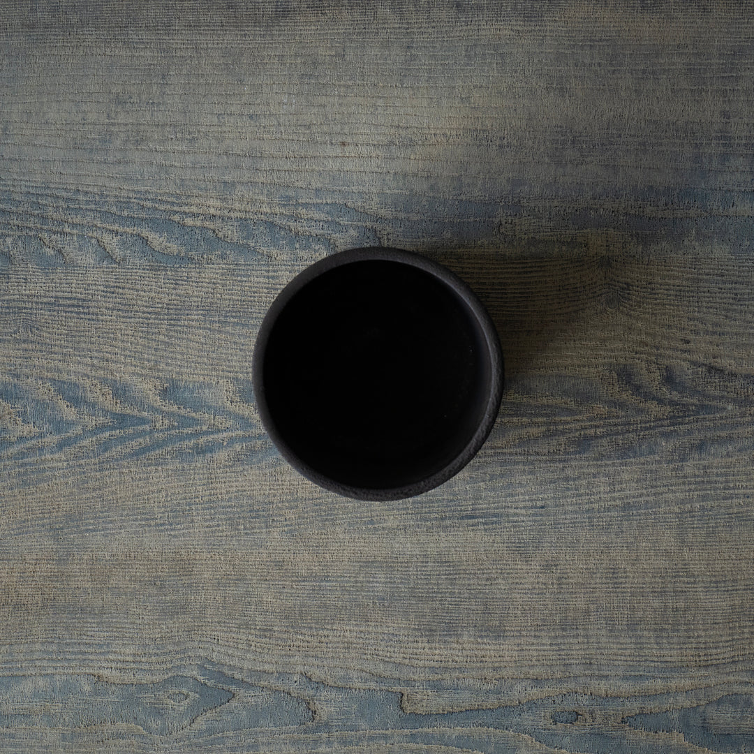 ●25-AF-60 蓋物（木製蓋）黒