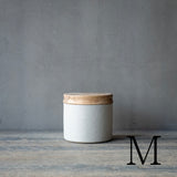 ●25-AF-60 蓋物（木製蓋）白