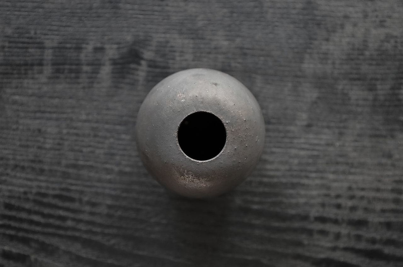 船串篤司 茶入れ 黒