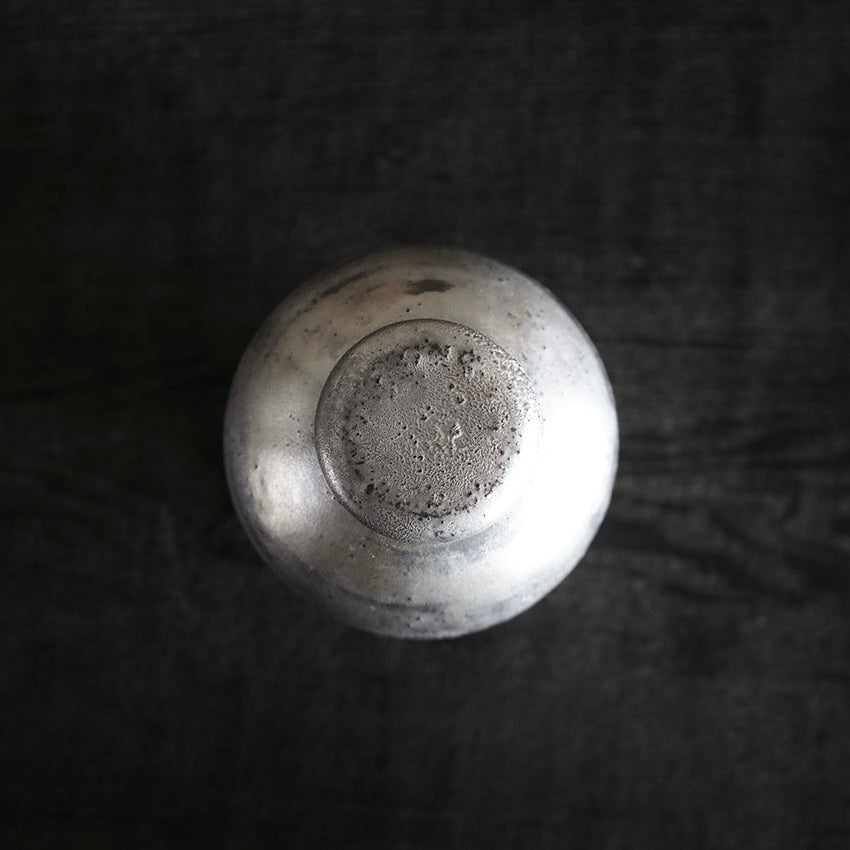 船串篤司 茶入れ 銀